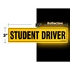 TOTOMO Student Driver Magnet for Car - Large 12"x3" Magnetic