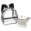 Keepcross Clear Stadium Backpack 12x6x12 Mini Small Clear Bag Stadium