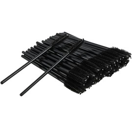 BUTBU 50 Stk Einweg Wimpernbürsten, Wimpernverlängerungs Bürsten, Zubehör für Wimpernverlängerung, Beauty-Salon & Hausgebrauch Eyelash Brush, Kosmetikpinsel Kit für Falsche-Wimpernverlängerung