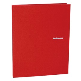 Sekisei XP-80M Pocket Harperhouse Reminiscent Album, Large Size, Holds 80 Sheets, Large, 51-100 Sheets, Cloth Red