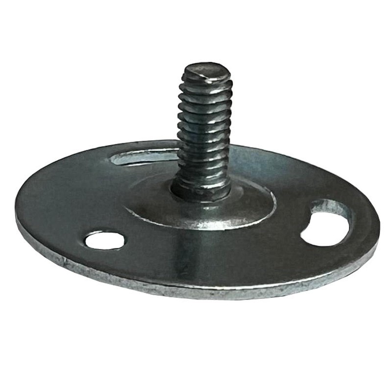 40mm Diameter Replacement Metal Screw Round Base Curtain Pole Fixing