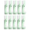 Toughook Unbreakable Hooks, 10 Pack (Mint Green) Heavy Duty Plastic