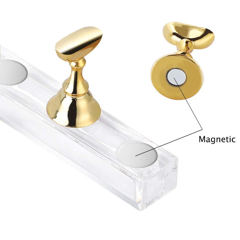 Etercycle Acrylic Nail Display Stand DIY Nail Crystal Holder Magnetic