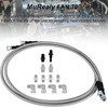 MuRealy Transmission Cooler Lines - 6AN 70" Upgraded SS Braided