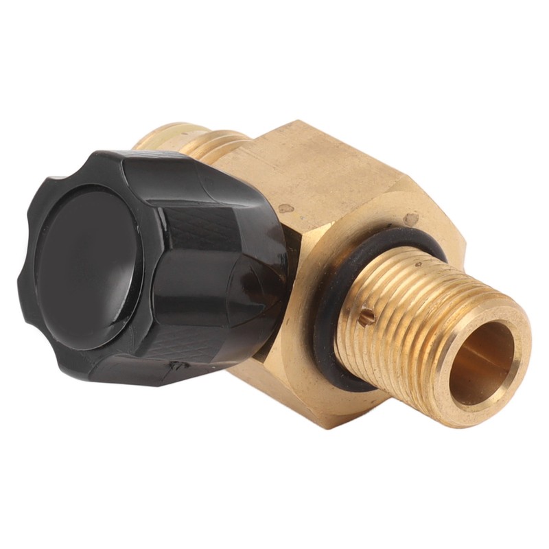 G1/2 14 CO2 Cylinder Refill Adapter Bottle Connector with Black