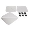 Marine Aluminium Reflector, Octahedral Boat Reflector for Sailboat Motorboat, 12