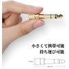 [2 pieces] Male 0.25 inch (6.3 mm) to 3.5 mm