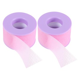 FRCOLOR 2 Rolls Eyelash Tape Non Woven Breathable and Comfortable Eyelash Extension Tape Easy to Tear and Cut for All Eye Shapes Makeup Essential for Lash Application