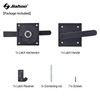 JIAHOO Double Side Gate Latch, Aluminum Self-Locking Gate Latch for