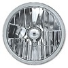 Octane Lighting 7 Inch Crystal Glass/Metal Headlight 8000k Ice Blue