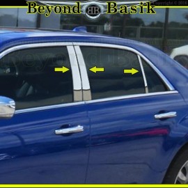 Torox For 2011-2020 2021 2022 2023 Chrysler 300 STAINLESS STEEL 6pc Pillar Post COVERS