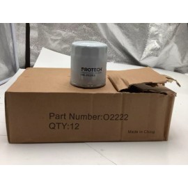 Protech (QTY 12)  Protech Spin-On Lube Oil Filter 02222   NEW