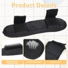 LXUEJIE 2 Pack Black Shoulder Strap Pad, Breathable & Lightweight