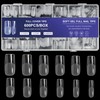 AORAEM Square Nail Tips 600 PCS Artificial Full Cover Nail