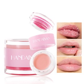 Lip Scrub Moisturising Lip Mask 2 in 1 Lip Balm Repair Exfoliating Remove Dead Skin Fade Lip Wrinkles Fine Lines Lip Primer Nourishing Lip Care