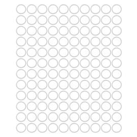 120pcs Flat Washer Stainless Steel Gasket Washer for Mounting Bearings Wheels Gears Screws4807-1215-0250