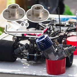 Yibuy 8-16mm Steel Flange Couplings Motor Shaft Couplings 2pcs DIY Parts