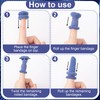 Winsyison 15pcs Cotton Finger Protectors, Elastic Fingertip Bandages for Skin