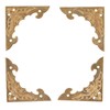 Brass Jewelry Box Corner Protector Hardware Accessories Ornament for Wooden