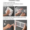 2-in-1 Wall Mounted Soap Dish,Soap Holder with Hooks, No Drilling