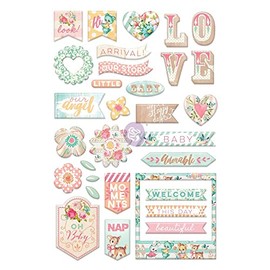 Prima Marketing Heaven Sent 2-Puffy Stickers