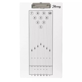 Murray Sporting Goods Bowling Dry Erase Coaches Clipboard | Double-Sided
