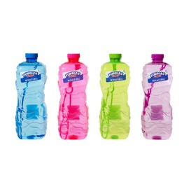 BUBBLES by Little Kids Fubbles | 64oz Non Toxic Bubble Solution Refill for kids | bubble wand included, colors may vary, (12301E)
