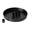 BOLTZE Margo Candlestick Round Black 25 cm (Pack of 1)