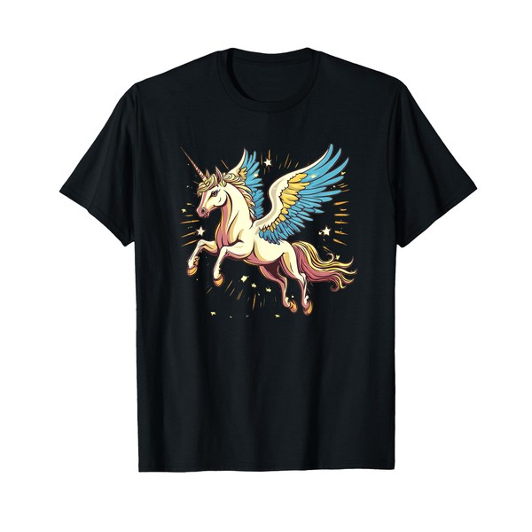 Stunning Pegasus Gliding Through the Stars Costume T-Shirt