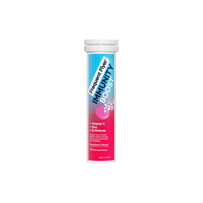 Frequent Flyer Immunity Boost Raspberry 15 Tablets