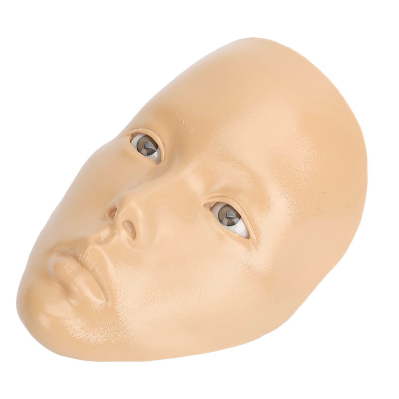 Makeup Practice Face with Plastic Stand 5D Silicone Full Face