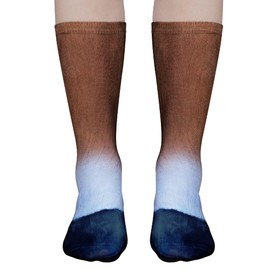 SupOttimo Funny Christmas Gifts Novelty 3D Animal Paw Socks Crew Stocking Stuffers for Adult Teens Gag White Elephant Gifts