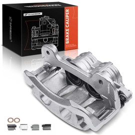 A-Premium Disc Brake Caliper Assembly with Bracket Compatible with Select Ford Models - For Mustang 2011 2012 2013 2014 - Front Right Passenger Side