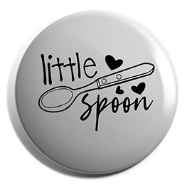 Hippowarehouse Little Spoon Badge Pin 25mm