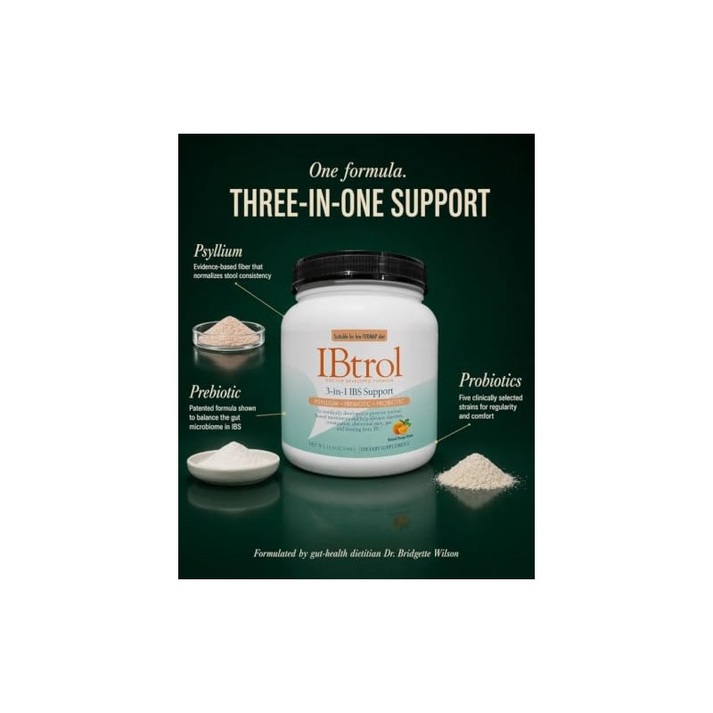 Medtrition Suplemento para la salud intestinal 3 en 1 IBtrol