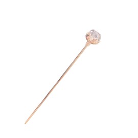 EZ PEACH Hair Claw Stick, Hair Stick, Single Hair Stick, Simple Hair Accessory, Yukata, Yukata (Pearl-Silver02)