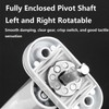 Aluminium Window Lock, Safety Window Handle, White, Window Handle Lockable,