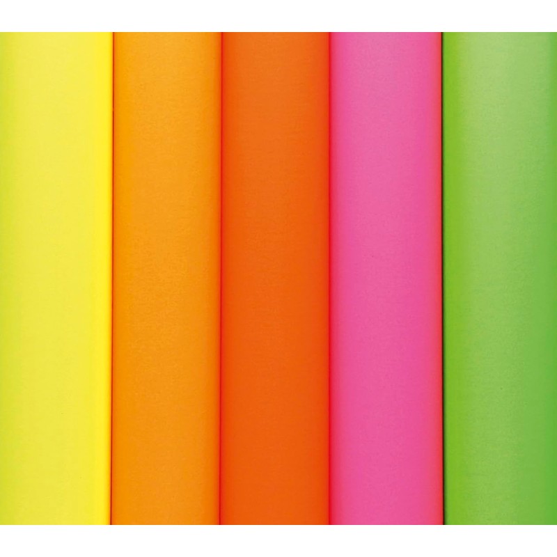 Clairefontaine 93921C Pack of 100 Sheets in Neon Colours, DIN