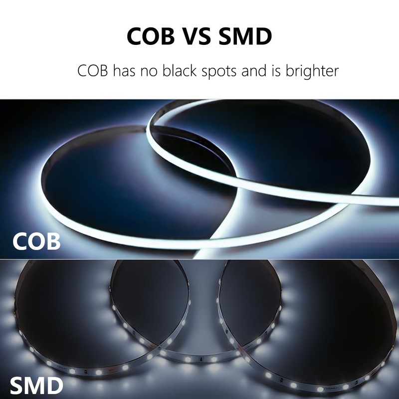 COB LED Strip 24 V Cool White 6000 K 2
