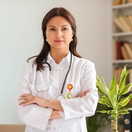 Fob Watches for Nurses - Nurses Watch Brooch with Convenient Clip-on Fob Watch for Medical Professionals - Retractable Nurse Watch, Stylish Doctor Brooch Pin (Red)