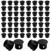 Cjueiom 60pcs 8mm / 5/16" Hole Plugs Black Plastic Hole