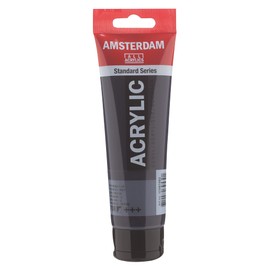 Talens Japan T1709-708 405258 Talens Acrylic Paint, Amsterdam Acrylic Color, Panyes Gray, 4.2 fl oz (120 ml)