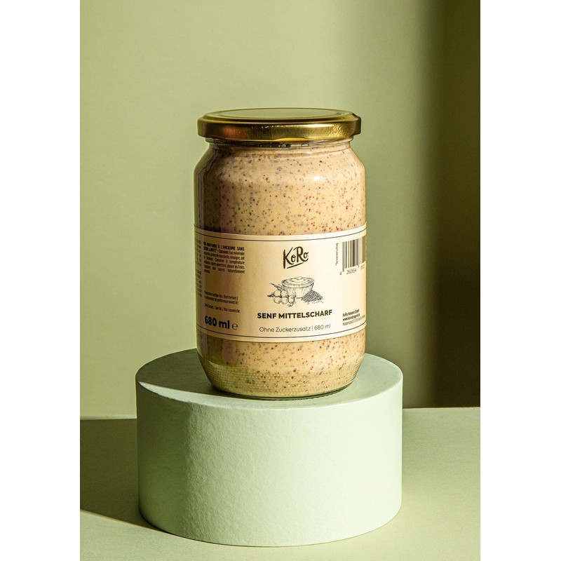 KoRo Mustard medium hot without sugar | 680 ml