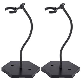 FREEBLOSS 2 Pcs Distinctive Style Action Figure Stand Action Figure Stand with Adjustable Support Arm Action Figure Display Holder Stand Base Compatible Doll Display Holder Action Figure Effects