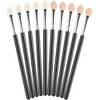 WanFengXue 10 Pcs Eyeshadow Brushes Reusable Portable Eyeshadow Applicators with