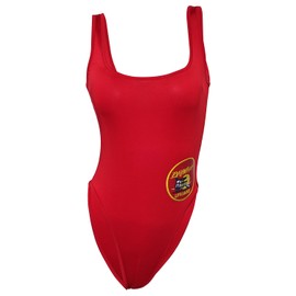 Women Bay Costume C.J. Parker Cosplay Swimsuit Adult Red Bathing Suit One-Piece Bikini Summer Beach Outfits