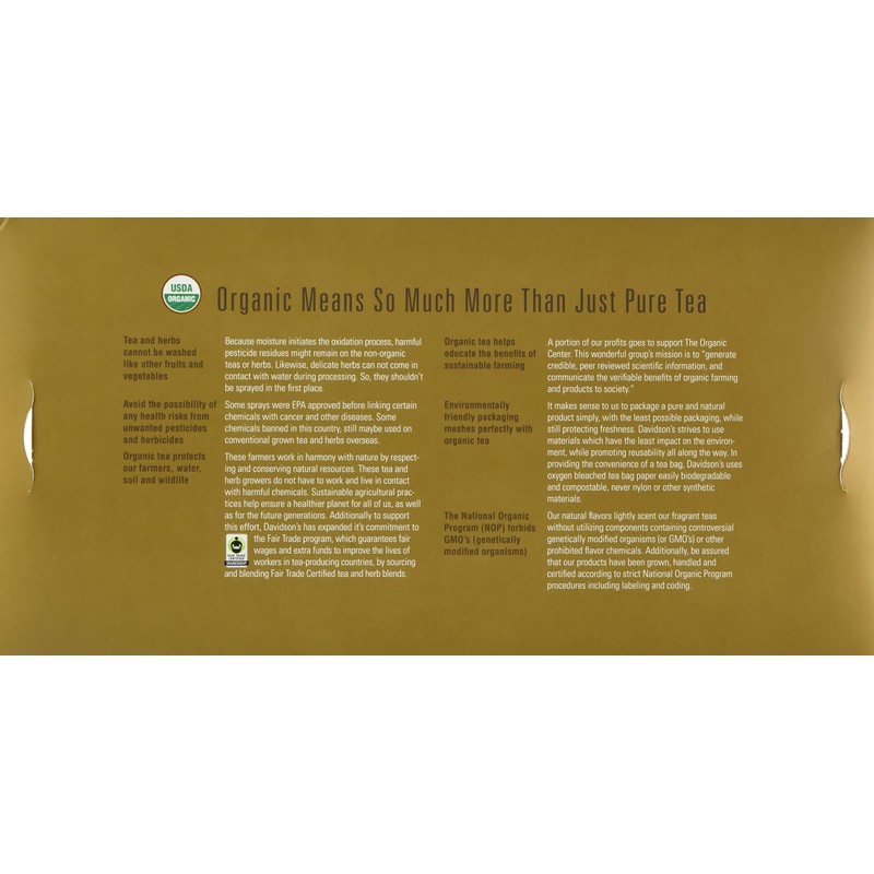 Davidson's Tea Single Serve Vanilla Cream Spice, 100-Count Tea Bags