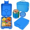 Bento Lunch Box Set for Kids with 10oz Soup Thermo,