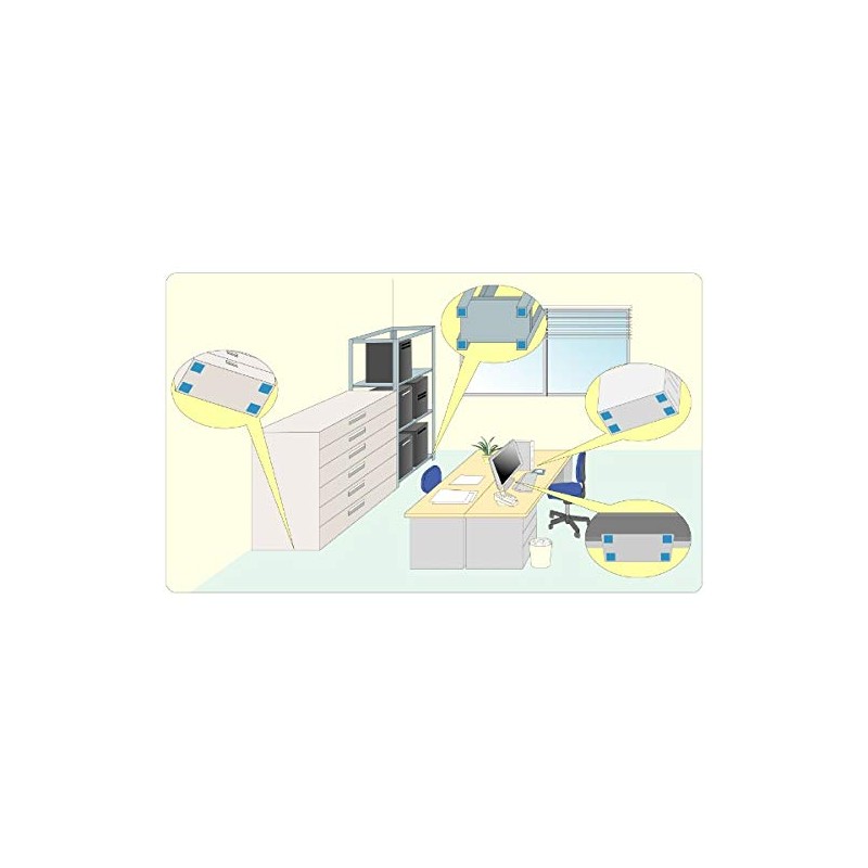 Proceven PB-N1001C Earthquake Resistant Mat (220.5 lbs (100 kg), Free
