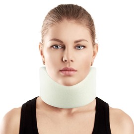 ORTONYX 3.5" Ergonomic Cervical Collar/Neck Support Brace / ACNS03 Light Beige Samll